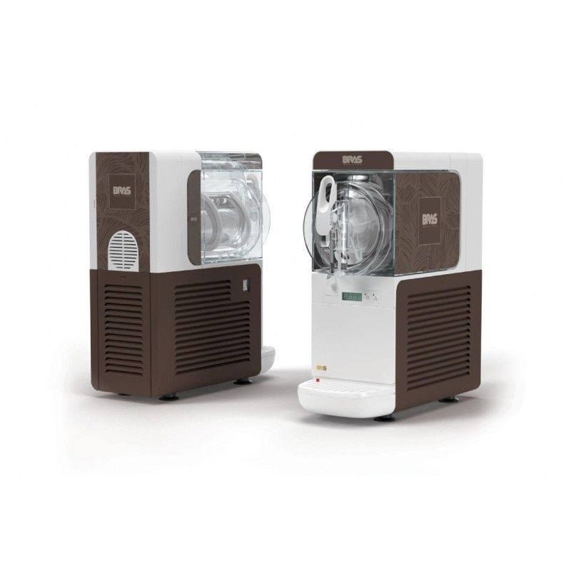 Granizadora compacta con 1 depósito de 2,8 litros Bras B-CUBE1 Línea Milán Bras - Soluciones Hosteleras