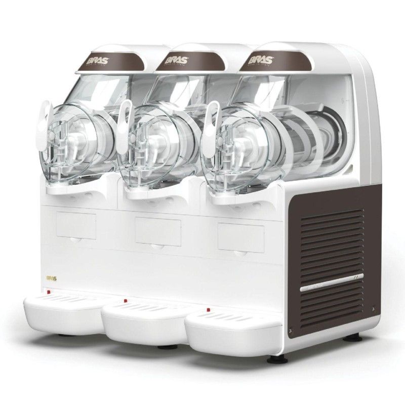 Granizadora con 3 depósitos de 6L cada uno B-Frozen 3 Smart Bras Bras - Soluciones Hosteleras