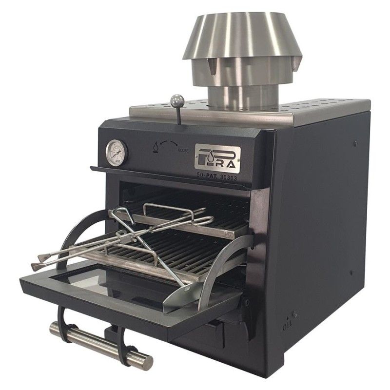 Horno Brasa Pira 50 Black Home uso doméstico Pira Charcoal Ovens - Soluciones Hosteleras