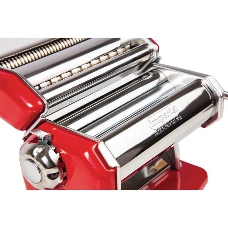 Máquina de hacer pasta manual roja Imperia DA426 Imperia - Soluciones Hosteleras