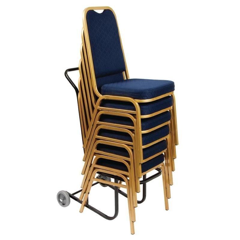 Carro para transportar 10 sillas apilables de banquete Bolero