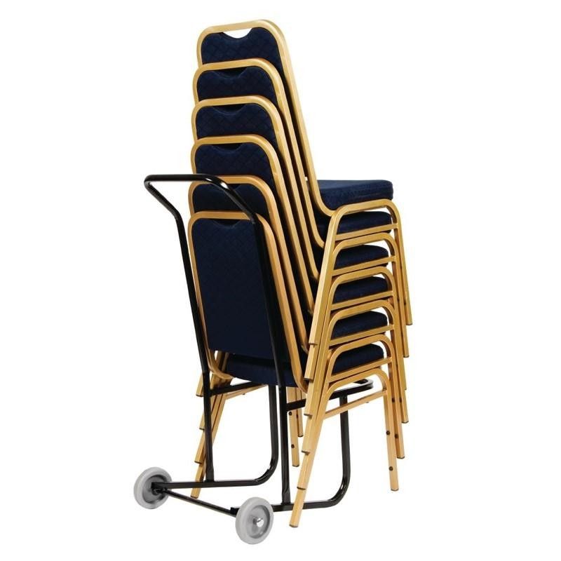Carro para transportar 10 sillas apilables de banquete Bolero