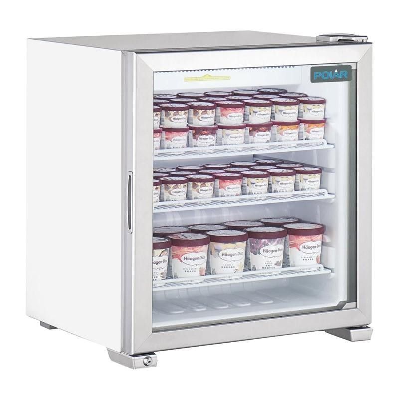 Congelador expositor sobre mostrador 1 puerta vidrio Polar GC889 Polar Refrigeration - Soluciones Hosteleras