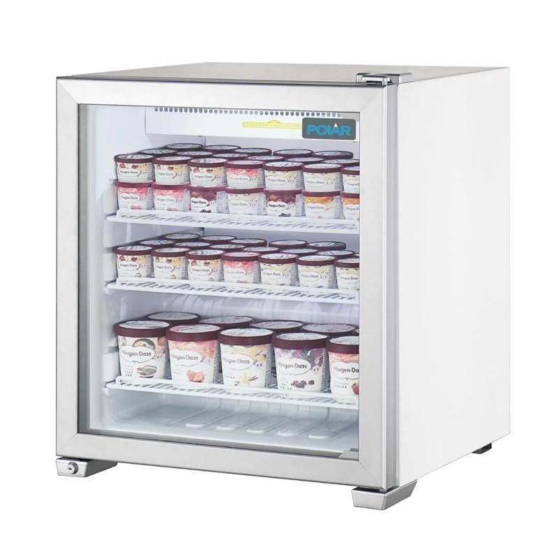 Congelador expositor sobre mostrador 1 puerta vidrio Polar GC889 Polar Refrigeration - Soluciones Hosteleras