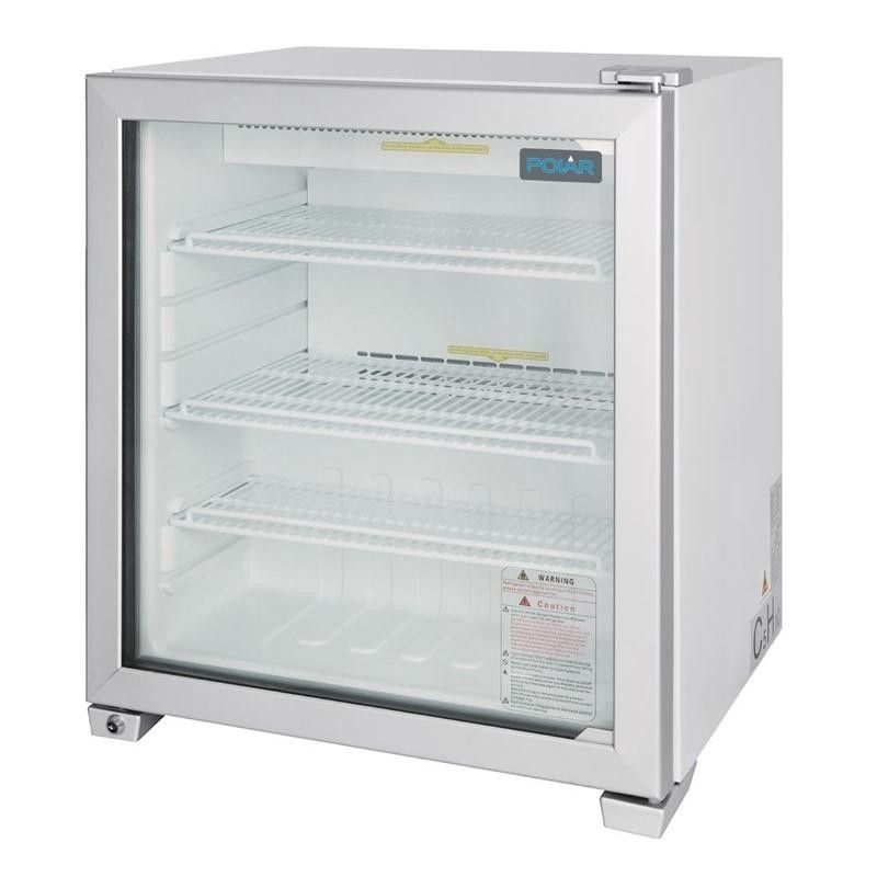Congelador expositor sobre mostrador 1 puerta vidrio Polar GC889 Polar Refrigeration - Soluciones Hosteleras