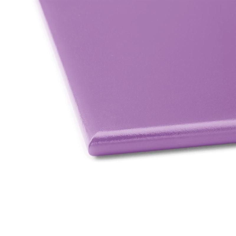 Tabla de cortar de alta densidad morada para alergénicos 12mm.