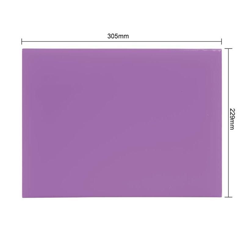 Tabla de cortar de alta densidad morada para alergénicos 12mm.