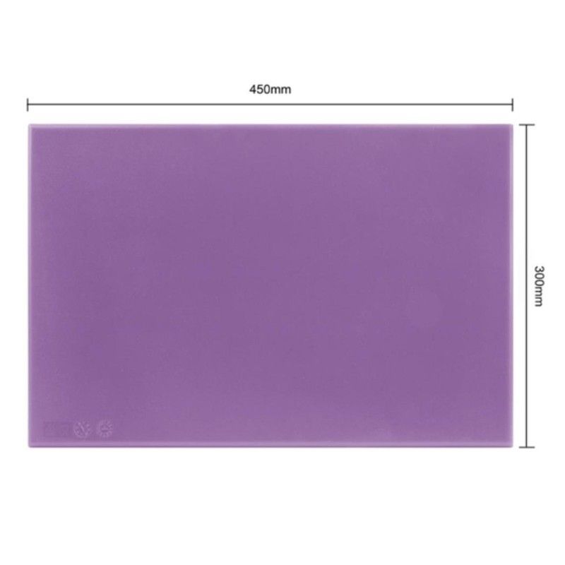 Tabla de cortar de alta densidad morada para alergénicos 12mm.