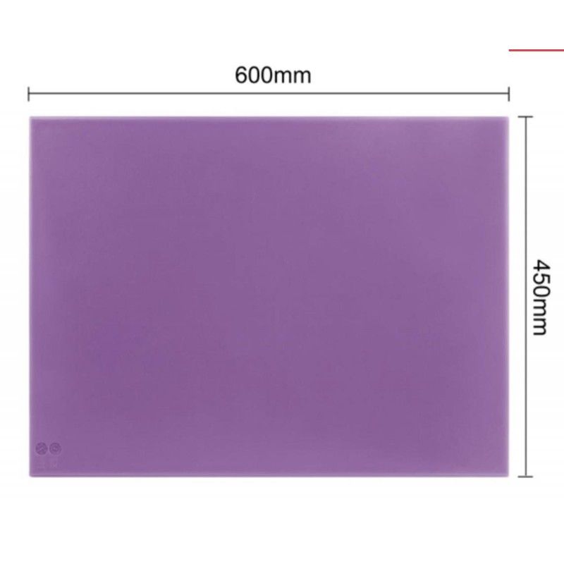Tabla de cortar de alta densidad morada para alergénicos 12mm.