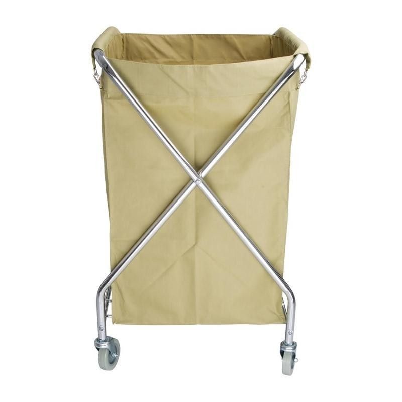 Carro de lavandería plegable en X 210 litros Laundry Cart 