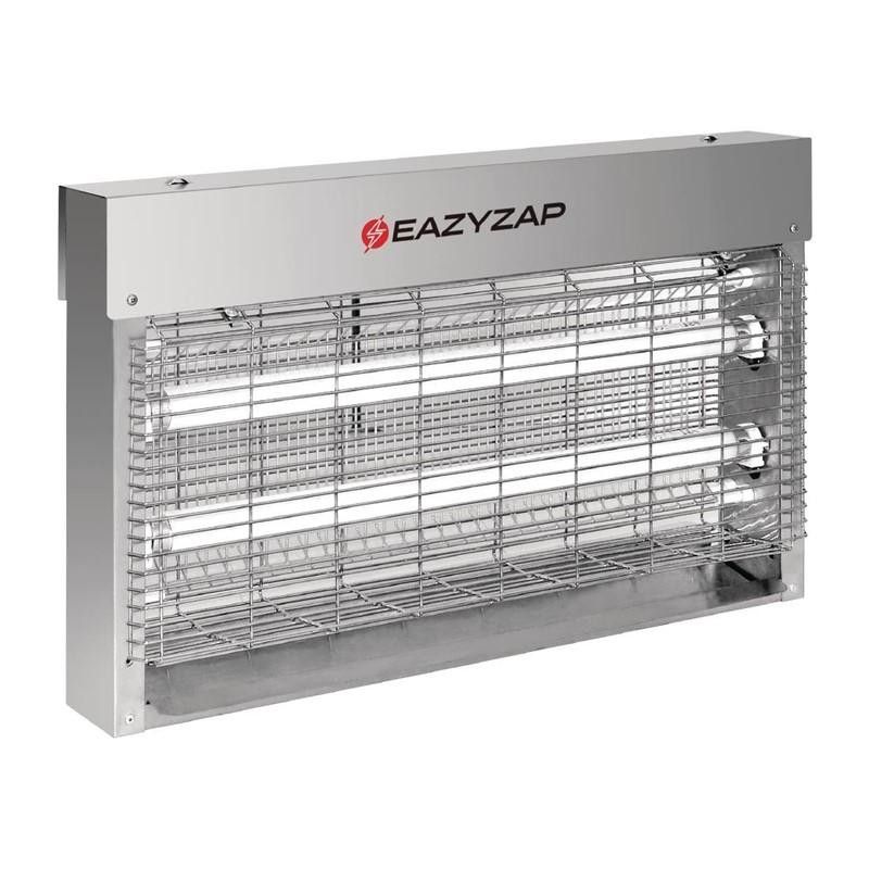 Mata insectos LED de acero inoxidable EazyZap cobertura 150m².