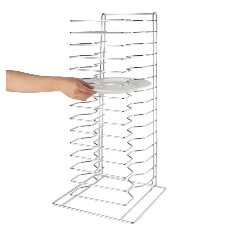 Soporte para bandejas pizza 15 huecos Vogue F027 