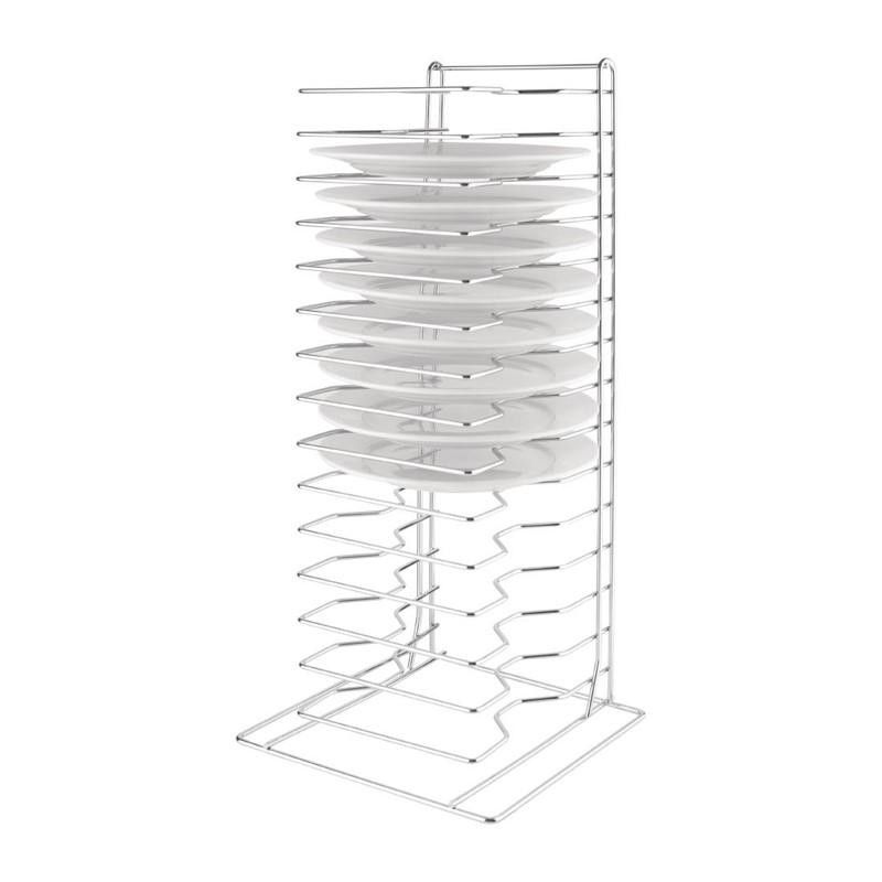 Soporte para bandejas pizza 15 huecos Vogue F027 