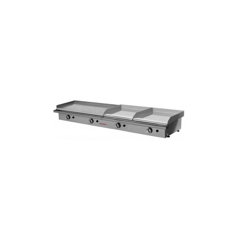 Plancha a Gas 40+40 cromo duro + 80 laminada Maiser PKR44L8 