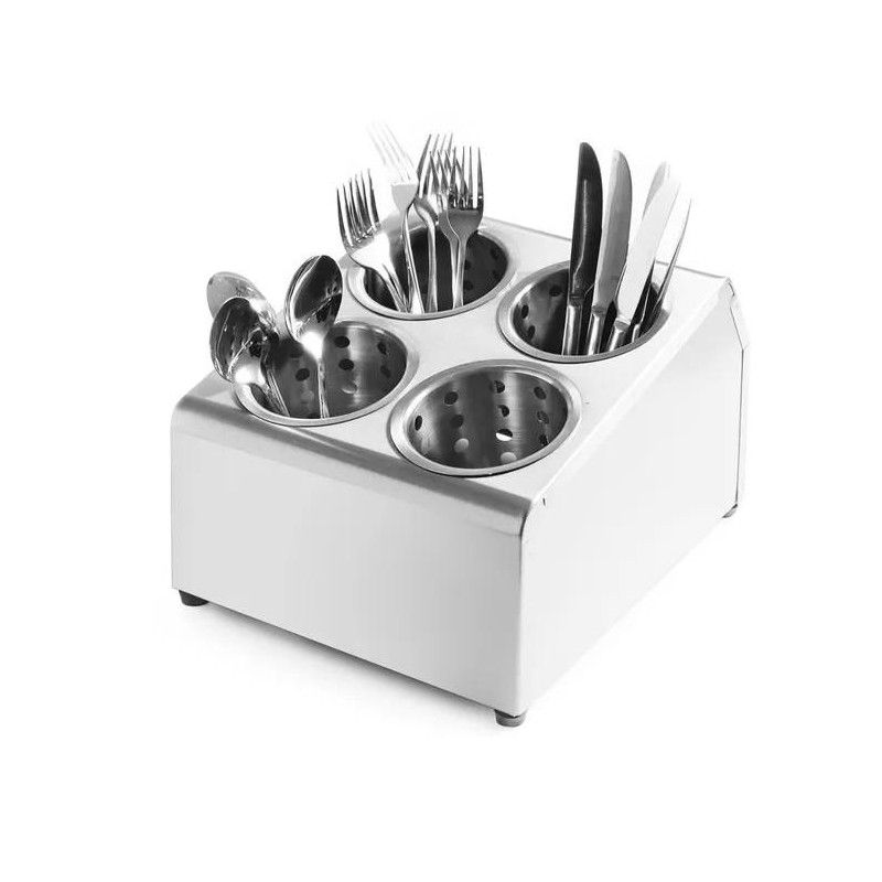 Soporte para cubiertos acero inox Hendi 