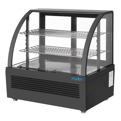Vitrina refrigerada sobre mostrador 100L. negra Polar CU636 Polar Refrigeration - Soluciones Hosteleras