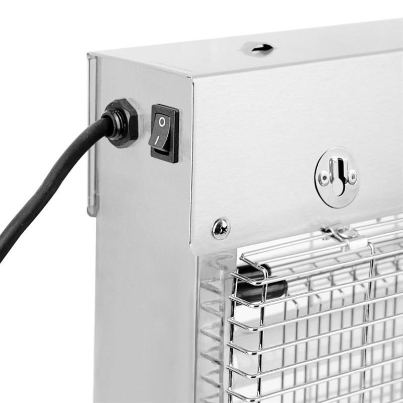 Mata insectos LED de acero inoxidable EazyZap cobertura 150m².