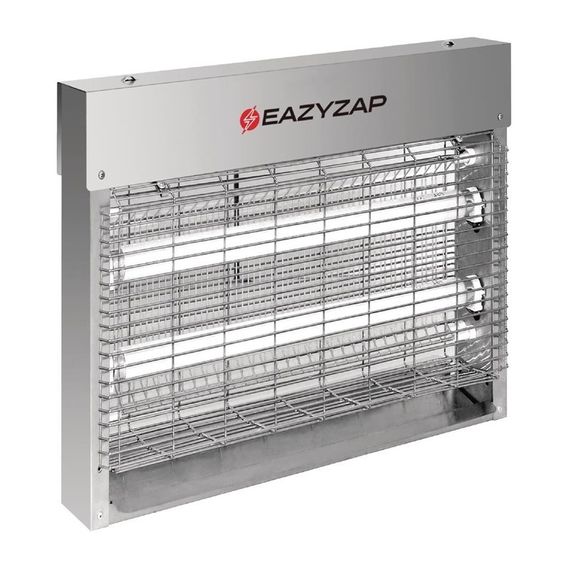 Mata insectos LED de acero inoxidable EazyZap cobertura 30m².