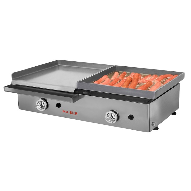 Plancha gas 40 rectificada de 8 mm+40 frankfurt PG8R40+40FRK 