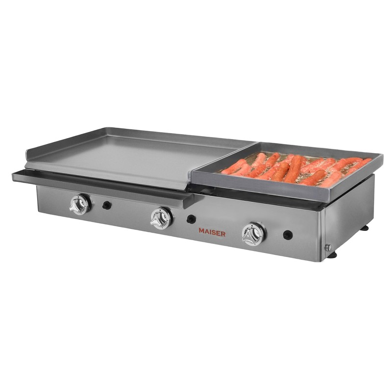Plancha gas 60 rectificada de 8 mm+40 frankfurt PG8R60+40FRK 