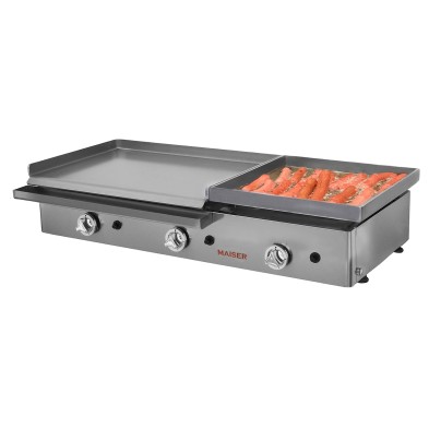 Plancha gas 60 rectificada de 8 mm+40 frankfurt PG8R60+40FRK 