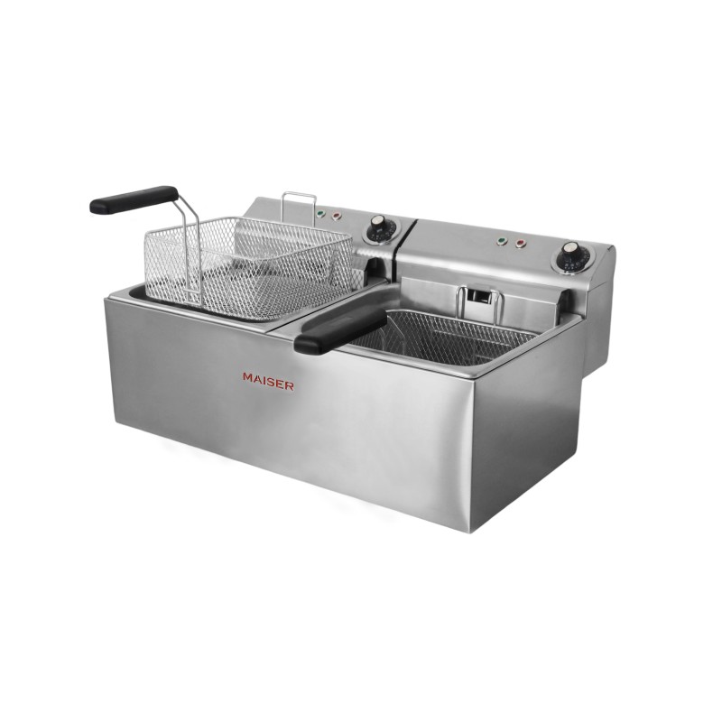 Freidora de 10+10 litros 7,5+7,5 Kw/400V-3+N TRIFÁSICA CON