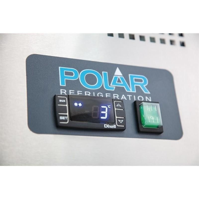 Mostrador de preparación frigorífico de Pastelería con 3 puertas y mesa granito Polar GL182 Polar Refrigeration - Soluciones Hos