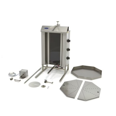 Kebab Grill - 3 Quemadores - 30 kg Carne - Eléctrico 