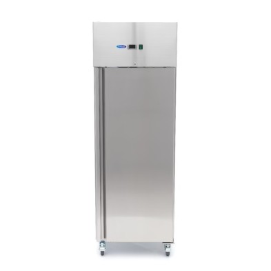 Frigorífico - 400L - 3 Estantes Regulables - Acero Inoxidable -