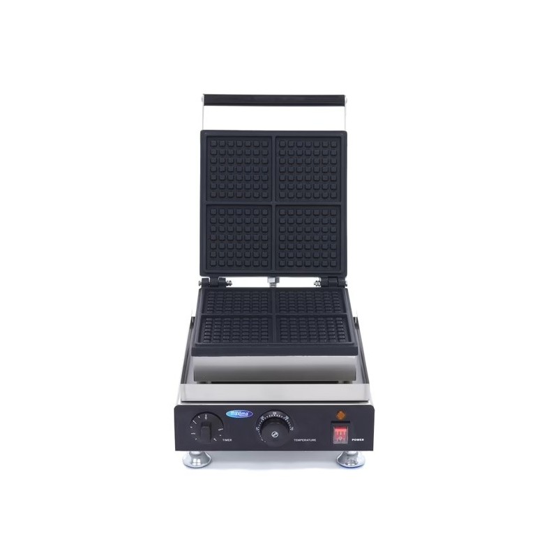Plancha para Gofres - 4 Gofres - Mini Cuadrados - Maxima 9374202 Máxima - Soluciones Hosteleras