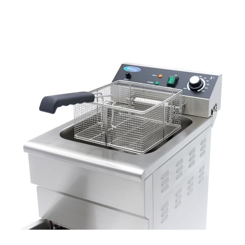 Freidora - 16L - 1 Cesta - con Grifo y Soporte - 230V - Maxima 9365157 Máxima - Soluciones Hosteleras