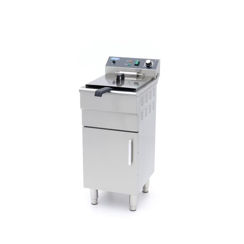 Freidora - 16L - 1 Cesta - con Grifo y Soporte - 230V - Maxima 9365157 Máxima - Soluciones Hosteleras