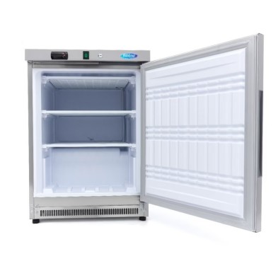 Congelador - 200L - 2 Estantes Fijos - Acero Inoxidable 