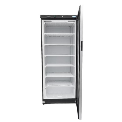 Congelador - 600L - Negro - con Puerta de Cristal 