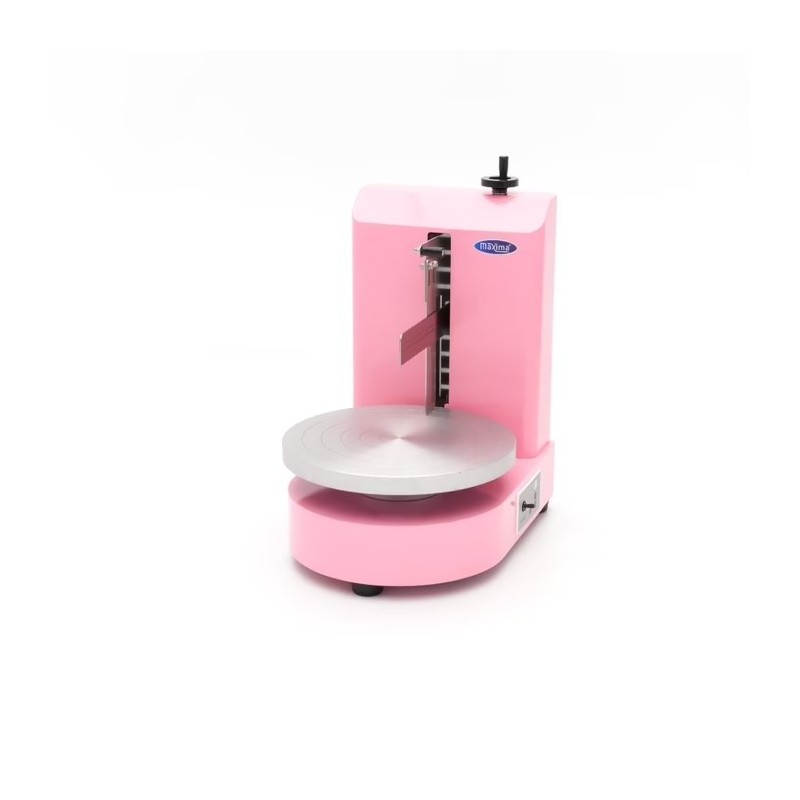 Máquina Decoradora de Tartas - Ø 36.4 cm - Rosa - Maxima 9381203 Máxima - Soluciones Hosteleras