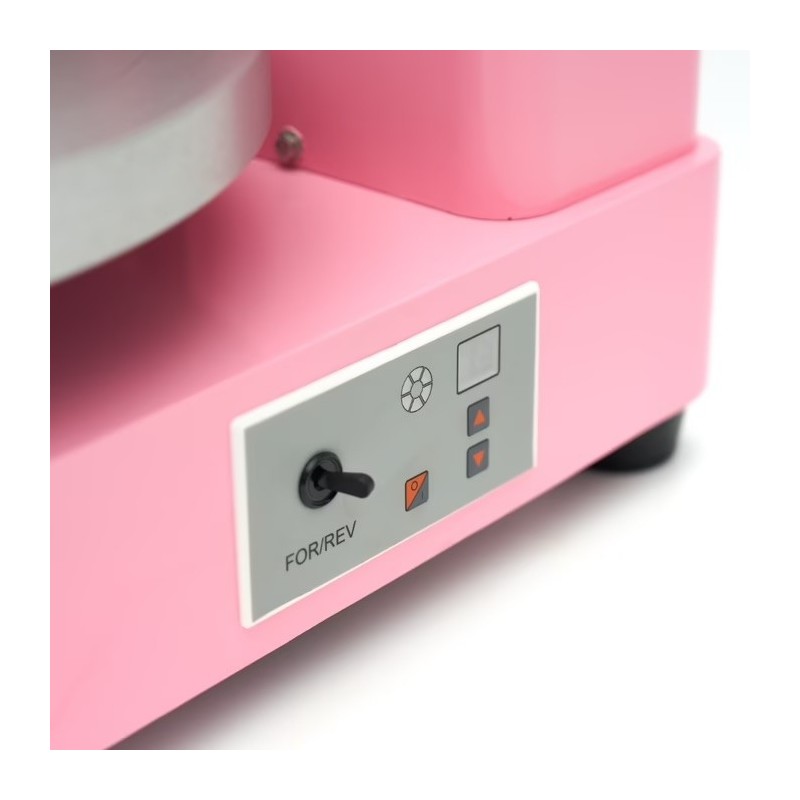 Máquina Decoradora de Tartas - Ø 36.4 cm - Rosa - Maxima 9381203 Máxima - Soluciones Hosteleras