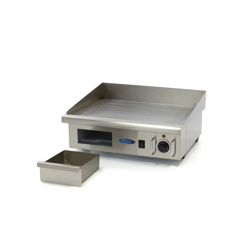 Plancha Eléctrica - Placa Lisa - 55cm - Maxima 9300065 Máxima - Soluciones Hosteleras