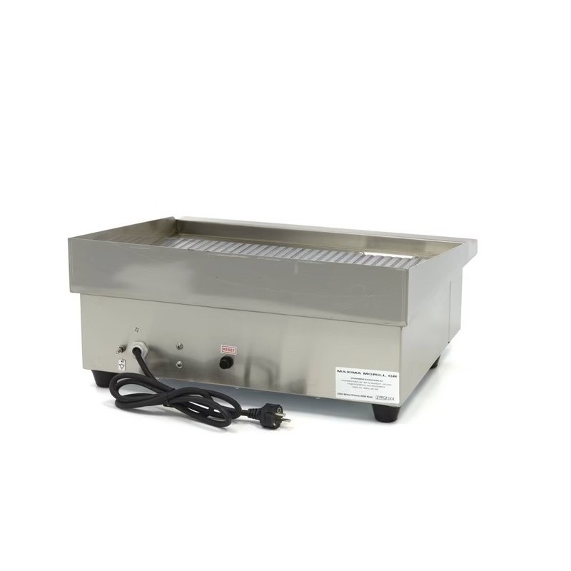 Plancha Eléctrica - Placa Ranurada - 55cm - Maxima 9300070 Máxima - Soluciones Hosteleras