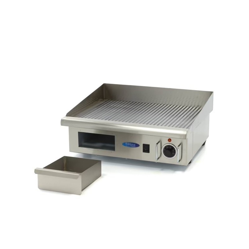 Plancha Eléctrica - Placa Ranurada - 55cm - Maxima 9300070 Máxima - Soluciones Hosteleras