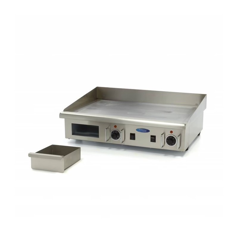 Plancha Eléctrica - Placa Lisa - 73cm - 400V - Maxima 9300075 Máxima - Soluciones Hosteleras
