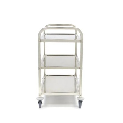 Acero Inoxidable Carrito de Servicio - 3 Estantes 