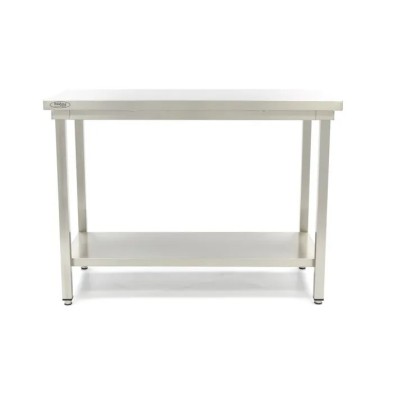 Mesa de Trabajo de Acero Inoxidable - 120 x 60cm - Altura
