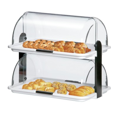 Expositor Buffet Doble de Plástico Transparente Bartscher A500405 Bartscher - Soluciones Hosteleras