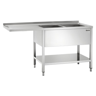 Centro de Lavado Inoxidable 700 A1600 Izquierda Bartscher 306650 Bartscher - Soluciones Hosteleras
