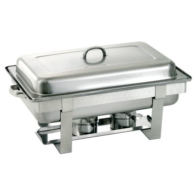Chafing Dish de Acero Inoxidable 1/1 para Bufé Bartscher 500482 Bartscher - Soluciones Hosteleras