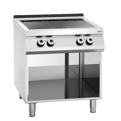 Cocina Vitrocerámica 4 Fuegos Profesional Inox Bartscher 296421 Bartscher - Soluciones Hosteleras