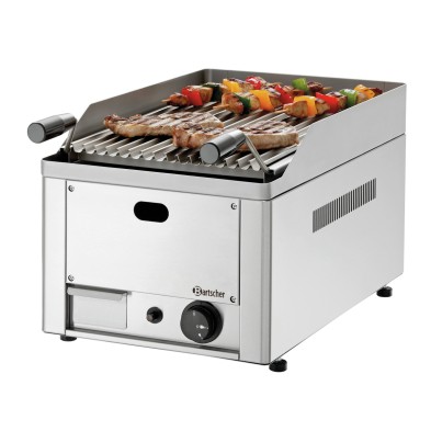 Parrilla a gas de piedra volcánica 40cm para eventos Bartscher 2006301 Bartscher - Soluciones Hosteleras