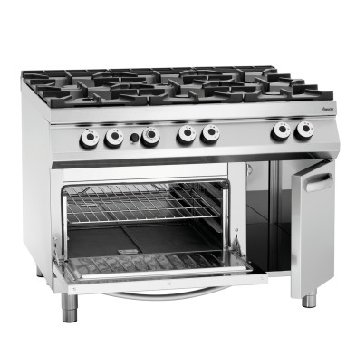 Cocina a Gas Profesional 6 Fogones Serie 900 Master Bartscher 2952291 Bartscher - Soluciones Hosteleras