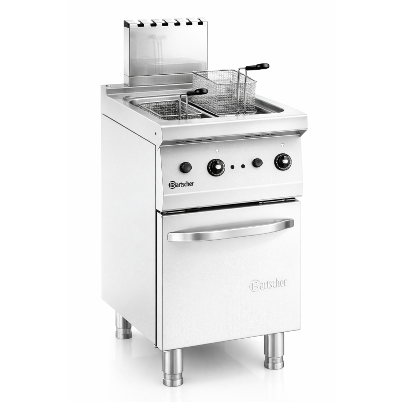Freidora a Gas Profesional 2x7L de Acero Inoxidable Bartscher 2859251 Bartscher - Soluciones Hosteleras