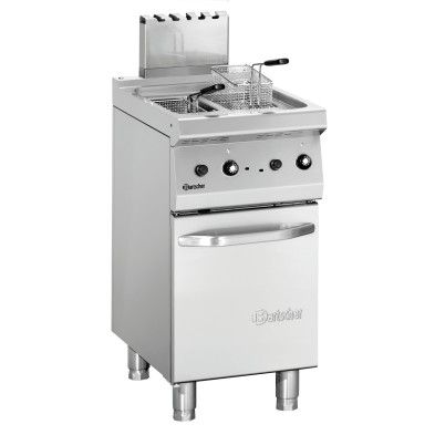 Freidora a Gas Profesional 2x7L de Acero Inoxidable Bartscher 2859251 Bartscher - Soluciones Hosteleras